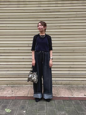 「アイテム（その他トップス）」を使った、anさん（レディース・146cm）の秋コーディネート