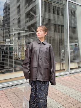 「アイテム（その他アウター）」を使った、anさん（レディース・146cm）の秋コーディネート
