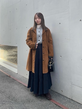 「アイテム（Tシャツ/カットソー）」を使った、anさん（レディース・146cm）の秋コーディネート