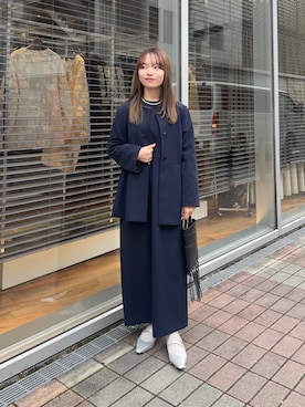 anさん（レディース・146cm）の冬コーディネート