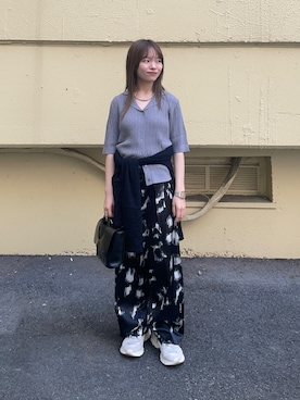 「LAATO（ラート）のアイテム」を使った、anさん（レディース・146cm）の春コーディネート