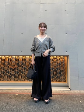 「URBAN RESEARCH（アーバンリサーチ）のアイテム（タンクトップ）」を使った、anさん（レディース・146cm）の秋コーディネート