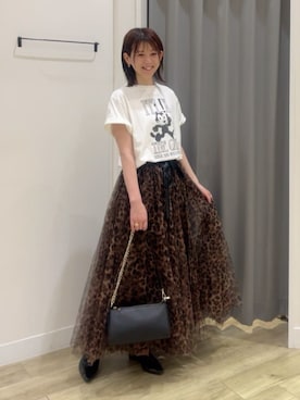 「アイテム（リング）」を使った、HORIEさん（レディース・161cm）の夏コーディネート