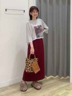 「アイテム（リング）」を使った、HORIEさん（レディース・161cm）の夏コーディネート
