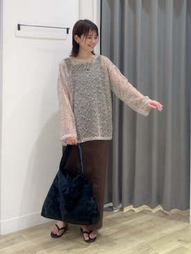 「Gready Brilliant（グレディブリリアン）のアイテム（サンダル）」を使った、HORIEさん（レディース・161cm）の夏コーディネート