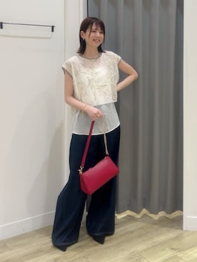 「CHIGNON（シニヨン）のアイテム」を使った、HORIEさん（レディース・161cm）の秋コーディネート