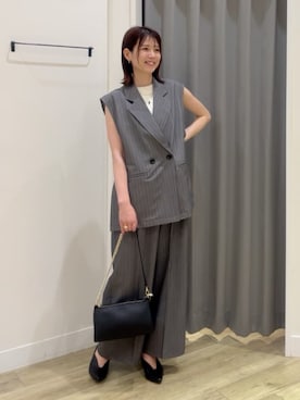 「アイテム（その他アウター）」を使った、HORIEさん（レディース・161cm）の夏コーディネート