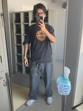 「VANS（バンズ）のアイテム」を使った、syuwatannさん（メンズ・165cm）の夏コーディネート