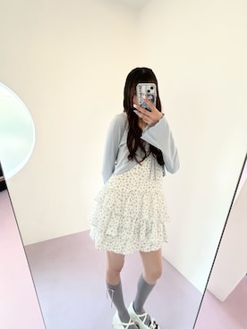「OLIVE des OLIVE（オリーブデオリーブ）のアイテム」を使った、ᴋᴀɴᴀᴜさん（骨格ナチュラル・レディース・165cm）の夏コーディネート
