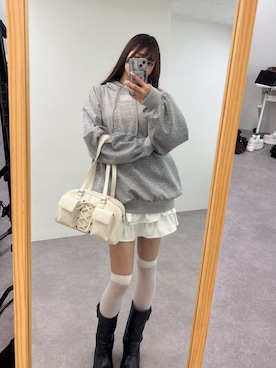 「アイテム（パーカー）」を使った、ᴋᴀɴᴀᴜさん（レディース・165cm）の夏コーディネート