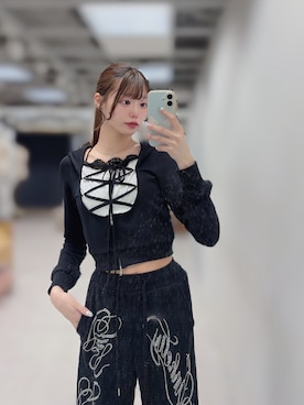 「通学コーデ」｜かなうさん（レディース・165cm）の夏コーディネート