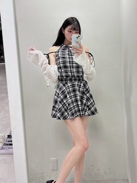 「アイテム（水着）」を使った、かなうさん（レディース・165cm）の夏コーディネート
