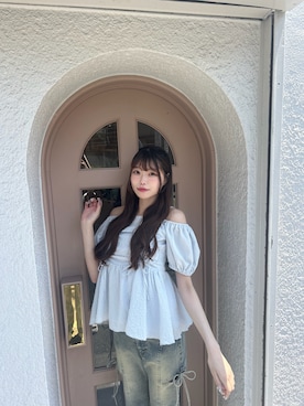 「OLIVE des OLIVE（オリーブデオリーブ）のアイテム」を使った、ᴋᴀɴᴀᴜさん（骨格ナチュラル・レディース・165cm）の夏コーディネート