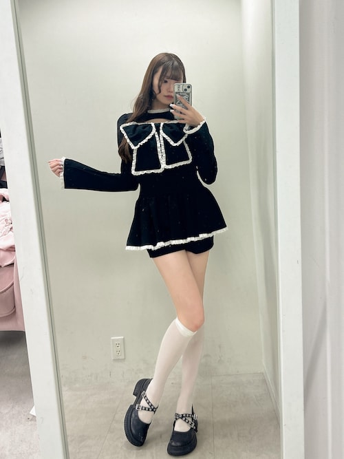 セール】【インフルエンサー企画】miko リボンビスチェセット（Tシャツ