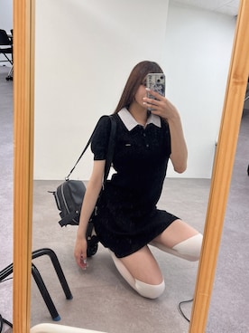 「OLIVE des OLIVE（オリーブデオリーブ）のアイテム（ワンピース/ドレス）」を使った、ᴋᴀɴᴀᴜさん（レディース・165cm）の夏コーディネート