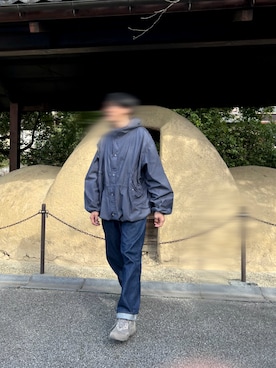 「アイテム（マウンテンパーカー）」を使った、zarazarameさん（メンズ・188cm）の秋コーディネート