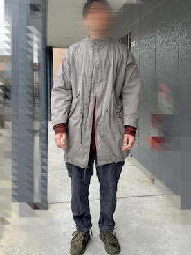 「アイテム（ミリタリージャケット）」を使った、zarazarameさん（メンズ・188cm）の秋コーディネート