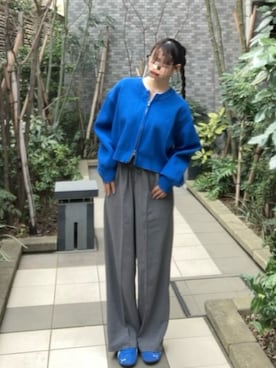 5u6aruさん（骨格ウェーブ・レディース・168cm）の春コーディネート