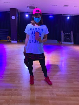 「ROXY（ロキシー）のアイテム（キャップ）」を使った、SAYU さん（レディース・156cm）の冬コーディネート