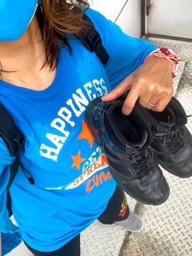 「ZUMBA」｜「アイテム（パンツ）」を使った、SAYU さん（レディース・156cm）の春コーディネート