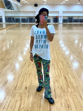 「ZUMBA」｜SAYU さん（レディース・156cm）の夏コーディネート