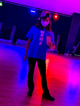 「ZUMBA」｜「アイテム（キャップ）」を使った、SAYU さん（レディース・156cm）の冬コーディネート
