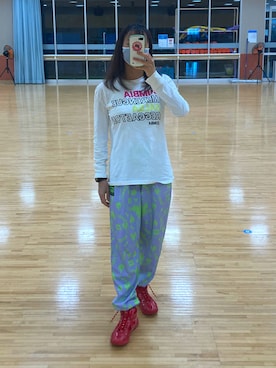 「ZUMBA」｜SAYU さん（レディース・156cm）の春コーディネート