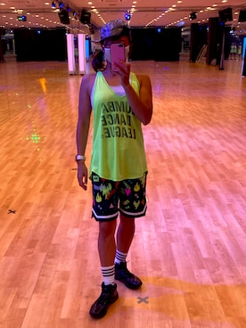 「ZUMBA」｜SAYU さん（レディース・156cm）の夏コーディネート