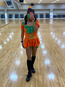 「ジム」｜「アイテム（その他）」を使った、SAYU さん（レディース・156cm）の秋コーディネート