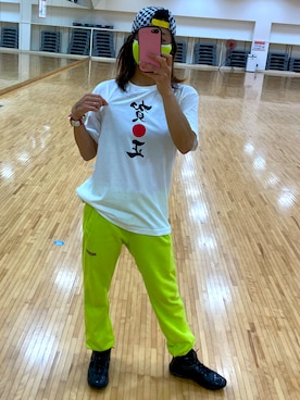 「ZUMBA」｜「アイテム（キャップ）」を使った、SAYU さん（レディース・156cm）の冬コーディネート
