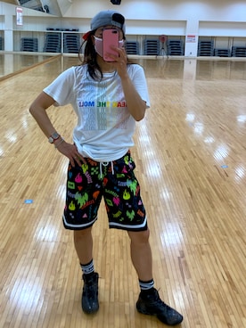 「BTS」｜「アイテム（帽子）」を使った、SAYU さん（レディース・156cm）の春コーディネート