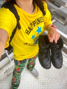 「ZUMBA」｜「アイテム（パンツ）」を使った、SAYU さん（レディース・156cm）の春コーディネート