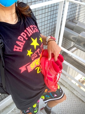 「ZUMBA」｜SAYU さん（レディース・156cm）の夏コーディネート