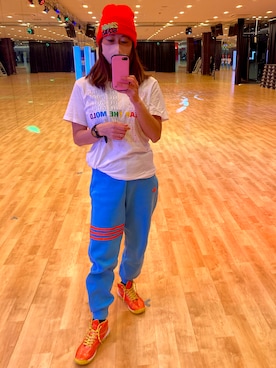 「ZUMBA」｜SAYU さん（レディース・156cm）の冬コーディネート
