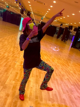 「ROXY（ロキシー）のアイテム（帽子）」を使った、SAYU さん（レディース・156cm）の秋コーディネート