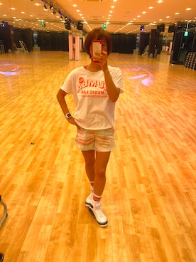 「ZUMBA」｜SAYU さん（レディース・156cm）の夏コーディネート