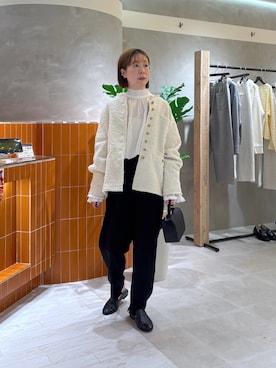 nishitomoさん（レディース・157cm）の冬コーディネート