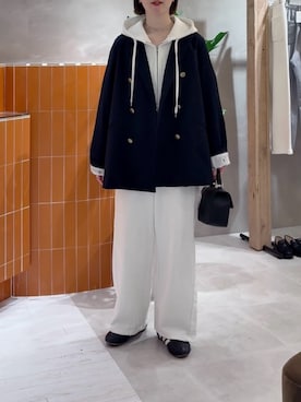 nishitomoさん（レディース・157cm）の冬コーディネート