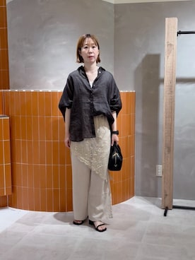 nishitomoさん（レディース・157cm）の夏コーディネート