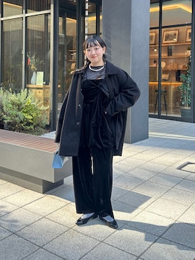 「アイテム（ワンピース/ドレス）」を使った、ぴぴゆかぴさん（レディース・152cm）の冬コーディネート