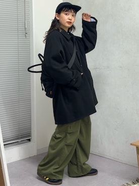 「アイテム（その他アウター）」を使った、ぴぴゆかぴさん（レディース・152cm）の秋コーディネート