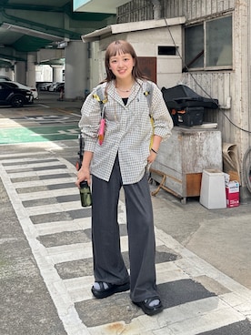「CPCM（シーピーシーエム）のアイテム（パンツ）」を使った、ぴぴゆかぴさん（レディース・152cm）の夏コーディネート