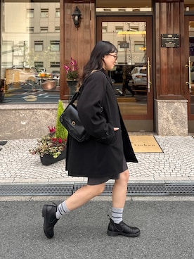 「アイテム（その他アウター）」を使った、ぴぴゆかぴさん（骨格ストレート・レディース・152cm）の秋コーディネート