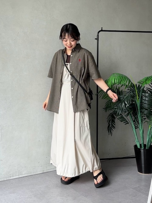 セール】【フェス2点セット】ストレッチナイロンパッカブルワンピース