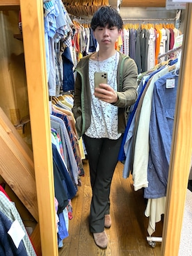 「DRESSEDUNDRESSED（ドレスドアンドレスド）のアイテム」を使った、sakuさん（メンズ・170cm）の秋コーディネート