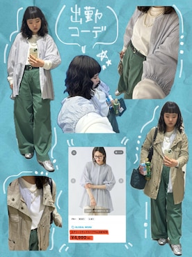 ミズキさん（骨格ウェーブ・レディース・159cm）の春コーディネート
