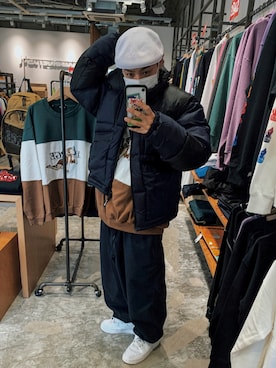 奥野 泰司さんの（KANGOL | カンゴール）を使ったコーディネート