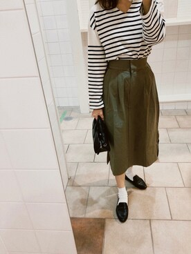 「mignon（ミニョン）のアイテム」を使った、kotoeさん（レディース・161cm）の秋コーディネート