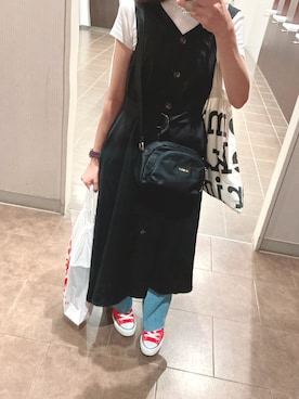 「OZOC（オゾック）のアイテム（ワンピース/ドレス）」を使った、kotoeさん（レディース・161cm）の夏コーディネート