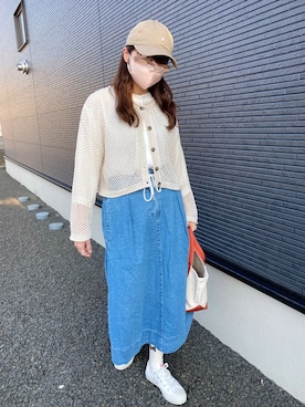 「mignon（ミニョン）のアイテム」を使った、kotoeさん（レディース・161cm）の春コーディネート